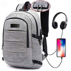 Laptop Backpack for School Travel, Fits 15.6in Computer Durable Casual Anti Theft Backpack Trave ...