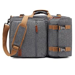 CoolBELL Convertible Briefcase Backpack Messenger Bag Shoulder Bag Laptop Case Business Briefcas ...