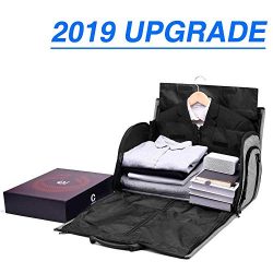 Crospack 22 inch Garment Bag Crospack Suit Travel Bag with Shoulder Strap 2 in 1 Hanging Suit Tr ...