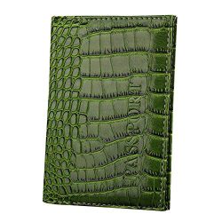 ZOMUSAR Crocodile Pattern Travel Document Organizer & Passport Wallet Case, Family Passport  ...