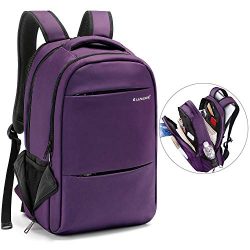 LAPACKER 15.6-17 inch Business Laptop Backpacks for Women Mens Water Resistant Laptop Travel Bag ...