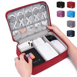 Electronic Organizer Travel Universal Cable Organizer Electronics Accessories Cases for Cable, C ...