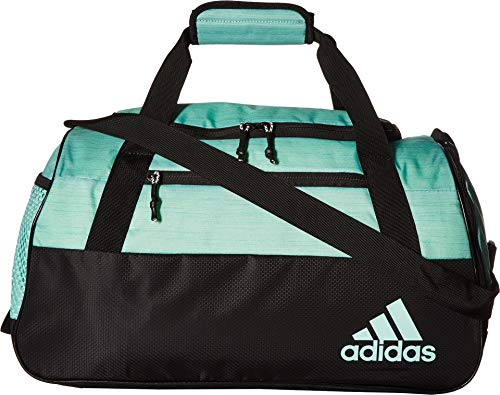 adidas Squad Duffel Bag, Clear Mint Two Tone/Black, One Size