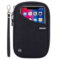 Travel Wallet RFID Blocking Document Organizer Bag, Family Passport Holder