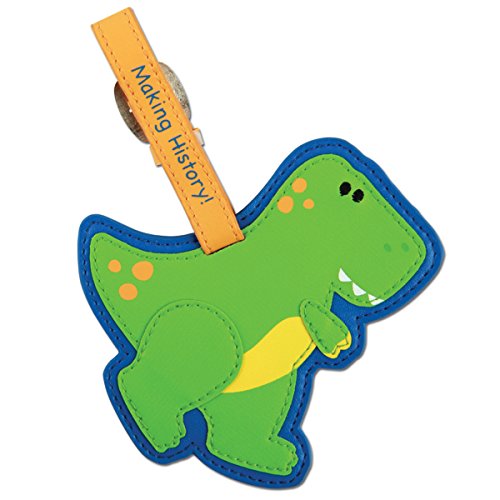 Stephen Joseph Luggage Tag, Dino