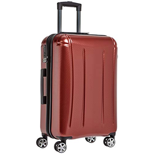 AmazonBasics Oxford Luggage Expandable Suitcase with TSA Lock Spinner ...