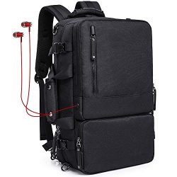 KAKA Travel Backpacks for Men,17-inch Laptop Backpack Durable Casual Daypack College Bookbag for ...