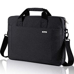 Voova 15.6 inch Laptop Shoulder Bag Expandable Large Capacity Briefcase Adjustable Shoulder Stra ...