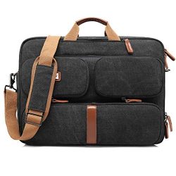 CoolBELL Convertible Laptop Bag Backpack Messenger Bag Shoulder Bag Business Briefcase Multi-Fun ...