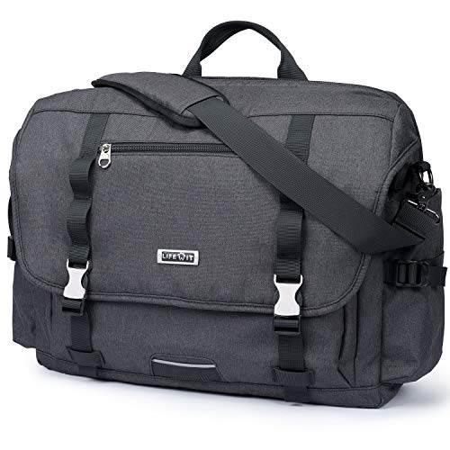 Lifewit 15.6-17 inch Laptop Messenger Bag Military Business Briefcase ...