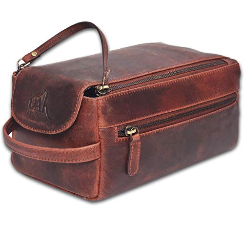 toiletry bag for men – toiletry bag for women leather toiletry bag travel dopp kit Leather ...