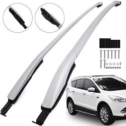 Mophorn Roof Rack Roof Rail Side Rack Aluminium Top Roof Cargo Carrier Assembly Luggage for Ford ...