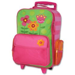 Stephen Joseph Girls Classic Rolling Luggage, Flower, One Size