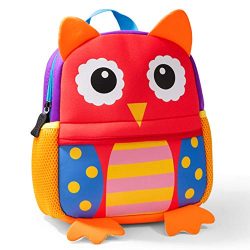 Cute Toddler Backpack Toddler Bag Plush Animal Cartoon Mini Travel Bag for Baby Girl Boy 1-6 Yea ...