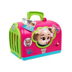 Puppy Dog Pals Keia Groom & Go Pet Carrier Toy, Pink/Green/Blue