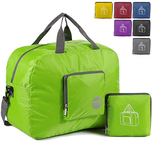 WANDF 16″ ~ 32″ Foldable Duffle Bag for Travel Gym Sports Lightweight Luggage Duffel ...