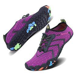 WXDZ Men Women Water Sports Shoes Quick Dry Barefoot Aqua Socks Swim Shoes for Pool Beach Walkin ...