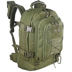 PANS Military Expandable Travel Backpack Tactical Waterproof Outdoor 3-Day Bag,Large,Molle Syste ...