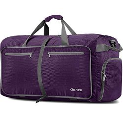 Gonex 150L Extra Large Duffle Bag, Packable Travel Luggage Shopping XL Duffel Purple