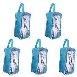 KinHwa Travel Shoe Bags with View Waterproof Shoe Bags for Travel Space-Saving Shoe Organizer Ba ...