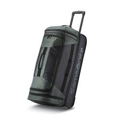 Samsonite 28 Inch Rolling Duffel, Moss Green/Black, One Size
