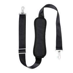 59 INCH Universal Replacement Shoulder Strap Adjustable Webbing with Metal Swivel Hooks for Lapt ...