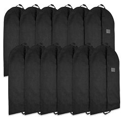 Blue Donuts 12 Garment Bags – 42 Inch Breathable Garment Travel Storage Shirt Dress Suit C ...