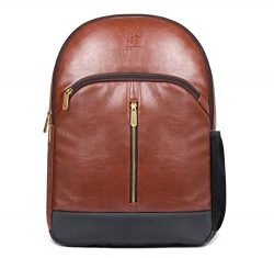 Herculean Laptop Backpack | 27 ltrs Synthetic Leather Backpack for 15.6″ Laptop | Casual T ...