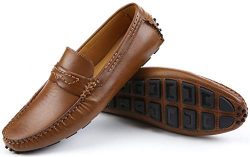 Mio Marino Mens Loafers – Italian Dress Casual Loafers for Men – Slip-on Driving Sho ...