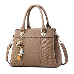 Clearance Sale! ZOMUSAR Fashion Women Leather Splice Handbag Shoulder Bag Crossbody Messenger Ba ...