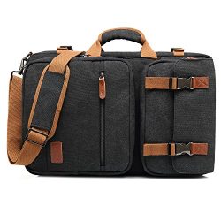 CoolBELL Convertible Briefcase Backpack Messenger Bag Shoulder Bag Laptop Case Business Briefcas ...