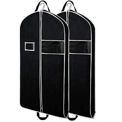 Zilink Garment Bags Suit Bag for Travel 43-inch Breathable Suit Garment Cover with Clear Window  ...