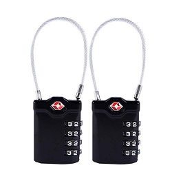 TSA Approved Luggage Locks – Combination Padlock with Alert Indicator,Travel Lock for Suit ...