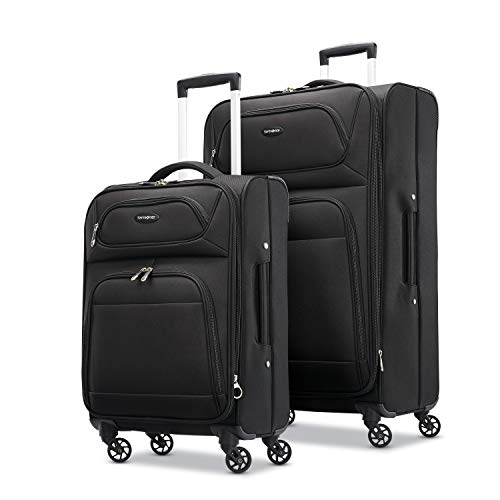 Samsonite Transyt Expandable Softside Luggage Set with Spinner Wheels ...