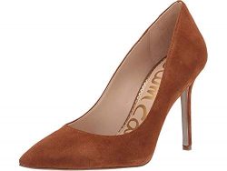 Sam Edelman Women’s Hazel Luggage Suede Kid Suede Leather 6 W US