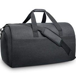 Garment Bags Convertible Suit Travel Bag with Shoes Compartment Waterproof Large Carry on Duffel ...