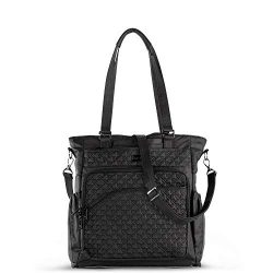 Lug Women’s Ace 2 Convertible Travel Tote, Shimmer Black, One Size