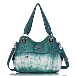 Angel Barcelo Roomy Fashion Hobo Womens Handbags Ladies Purse Satchel Shoulder Bags Tote Washed  ...