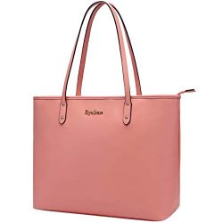 Laptop-Bag-for-Women-15.6 Inch Computer Shoulder Bag Lightweight Business Work-Tote Bag with Wat ...