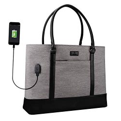 Laptop Bag for Women,Laptop Tote Bag Fits 15 Inch Laptop, Large Work Bag Shoulder Bag Multiple C ...