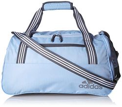 adidas Women’s Squad Duffel Bag, Glow Blue/Onix/White, ONE SIZE