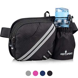 Hiking Fanny Pack, Waist Bag with Water Bottle Holder for Men Women Outdoors Walking Running, Do ...