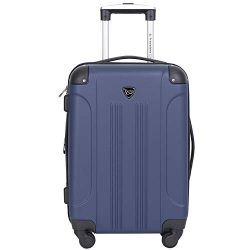 Travelers Club 20″ Chicago Expandable Spinner Carry-On Luggage