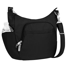 Travelon Anti-Theft Cross-Body Bucket Bag, Black, One Size