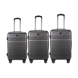Expandable Luggage Set Lightweight Suitcase with TSA Locks Spinner Wheels ABS+PC Premium Hardshe ...