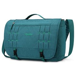 Gonex Messenger Bag Satchel 15 Inch Laptop Shoulder Bag Handbag Briefcase for Men Women for Scho ...