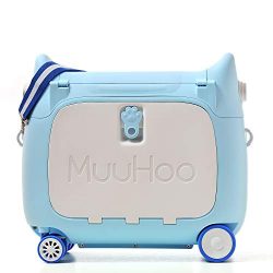 ANIMOR Kids Travel Partner Ride-On Suitcase and Carry-On Luggage, BedBox,Classic Rolling Luggage ...