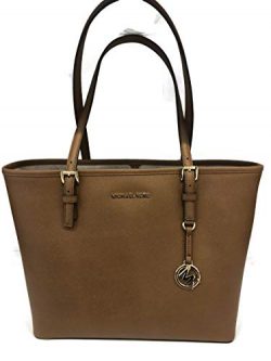 MICHAEL Michael Kors Jet Set Travel Medium Carryall Tote Saffiano Leather – Luggage