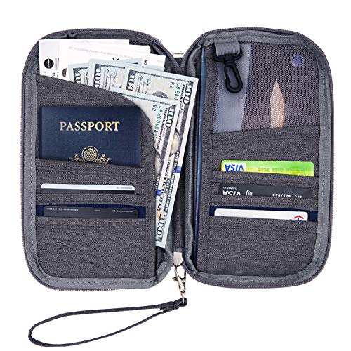 RFID Blocking Passport HolderTravel Passport Wallet Document Holder
