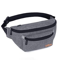 Fanny Packs for Men Women – Waist Bag Packs – Large Capacity Belt Bag for Travel Spo ...